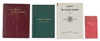 (COLOR PHOTOGRAPHY) A suite of one color photograph and 3 manuals by F.E. Ives (1856-1937), inventor of the Polychrome Color Photograph